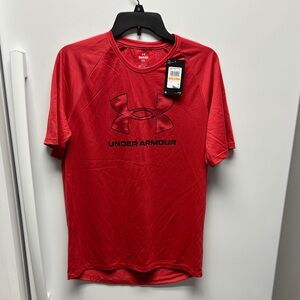 Under Armour Men's Bold Red Short Sleeve Tee